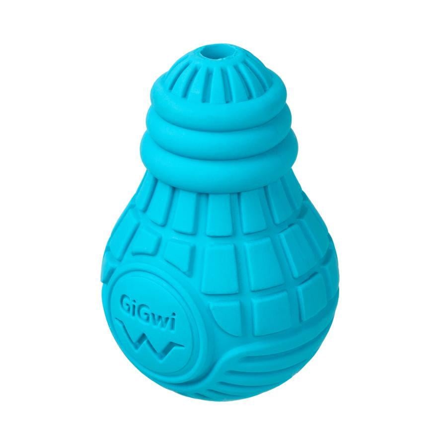 Игрушка для собак GiGwi Bulb Rubber Лампочка резиновая S Голубой
