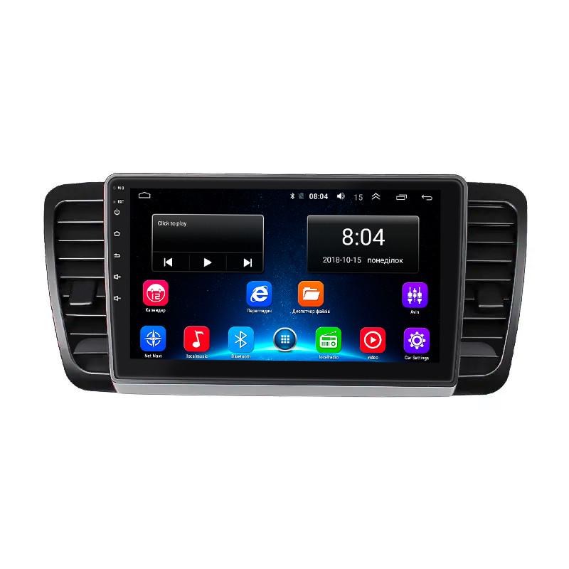 Магнітола штатна Lesko 9" для Subaru Outback III Restyling 2006-2009 2/32Gb Wi-Fi GPS Base