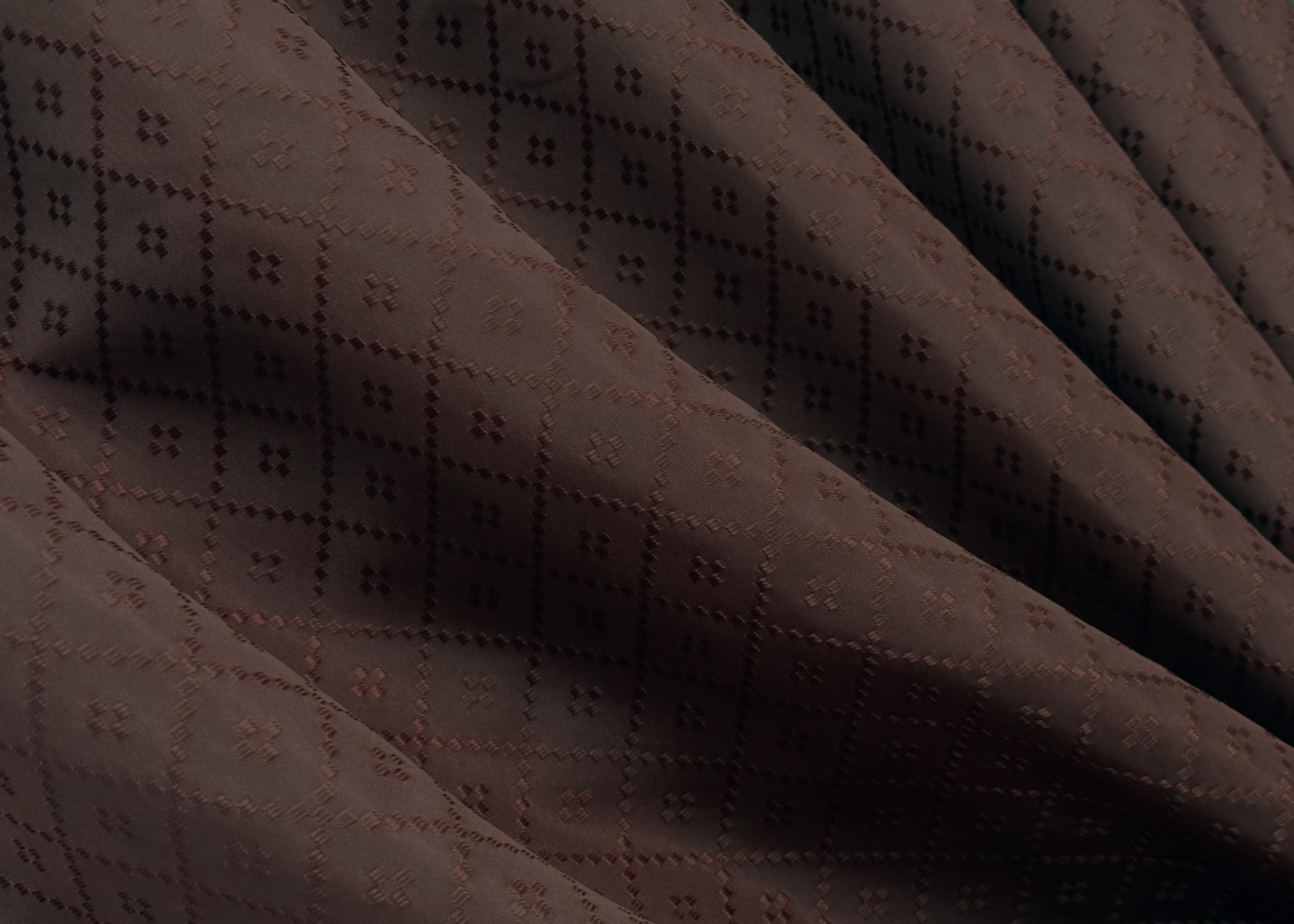 Комплект штор VR-Textil № 1746ш жаккард 145х270 см 2 шт. Коричневый (33-0704) - фото 6 Комплект штор VR-Textil № 1746ш жаккард 145х270 см 2 шт. Коричневый (33-0704) - фото 6