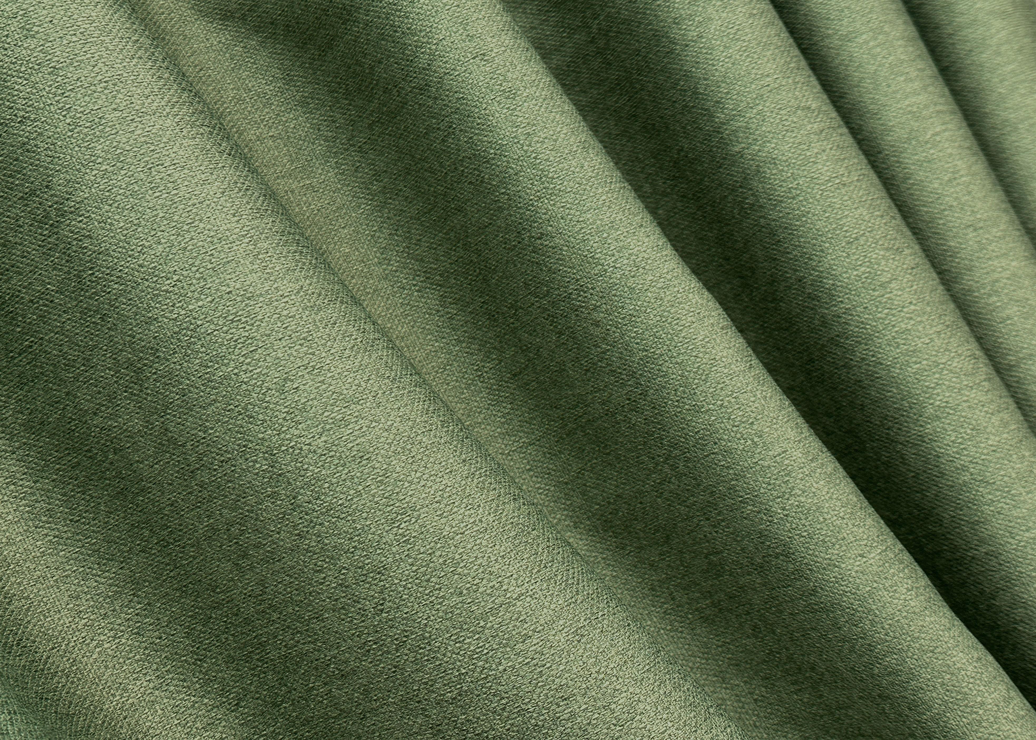 Комплект готовых штор VR-Textil Шенил однотонный №1684ш 150х270 см 2 шт. Зеленый (33-0588) - фото 6