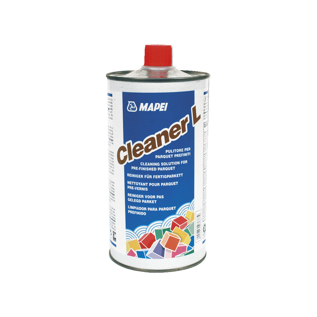 Очищающий раствор остатков клея MAPEI CLEANER L для нелакированного паркета 0,85л
