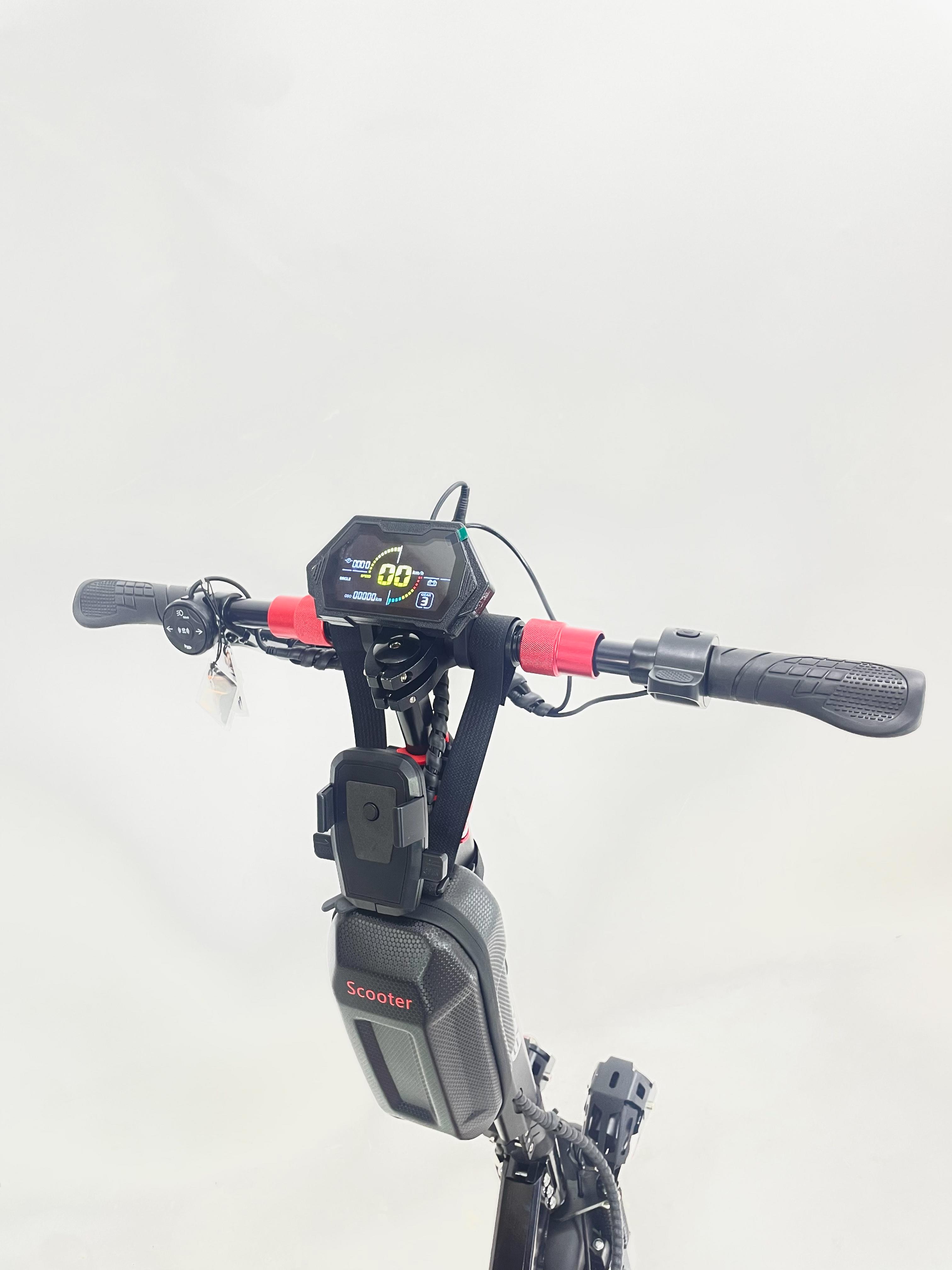 Електросамокат із сидінням TESLA 2000 New 2000W 48V 21Ah NFC ключі - фото 6