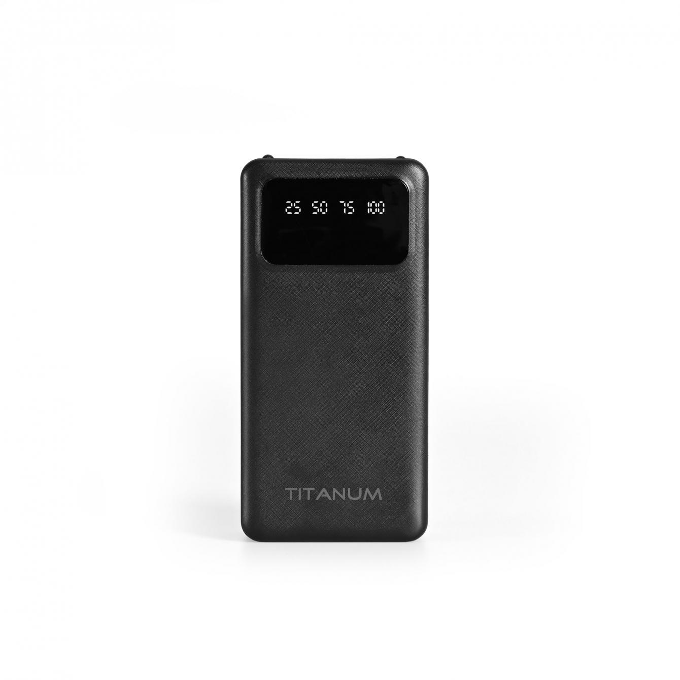 Повербанк Titanum OL03 30000 mAh Black - фото 2 Повербанк Titanum OL03 30000 mAh Black - фото 2