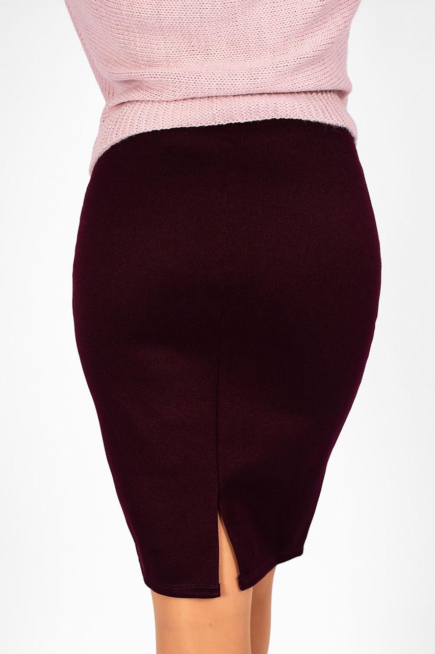 Юбка с высокой талией и разрезом ромбов 0174-2 XL Marsal - фото 3