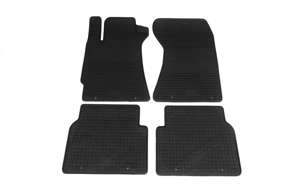 Резиновые коврики Polytep Polytep для Subaru Forester 2002-2008 гг. резина Черный