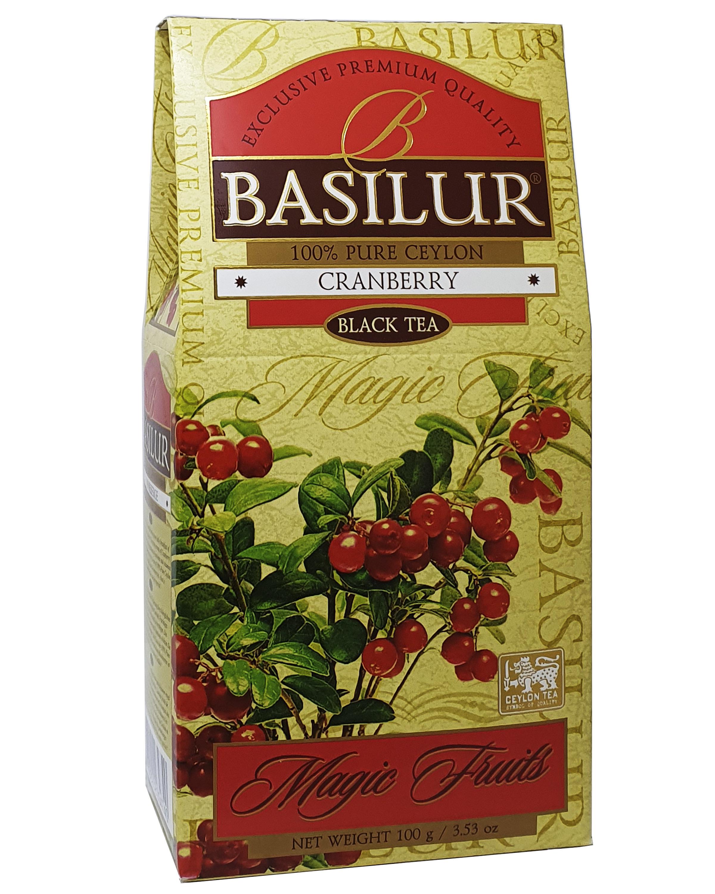 Чай чорний Basilur Магічні Фрукти Журавлина 100 г (55395)