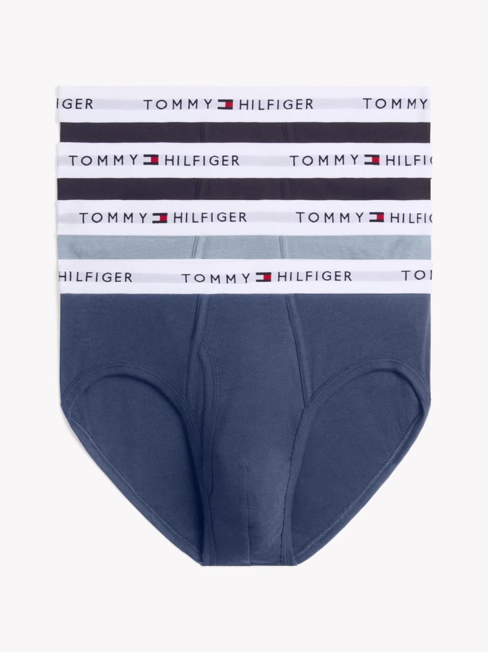 Набор трусов мужских брифов Tommy Hilfiger Vintage Blue 4 шт. L Разноцветный (2576865286)