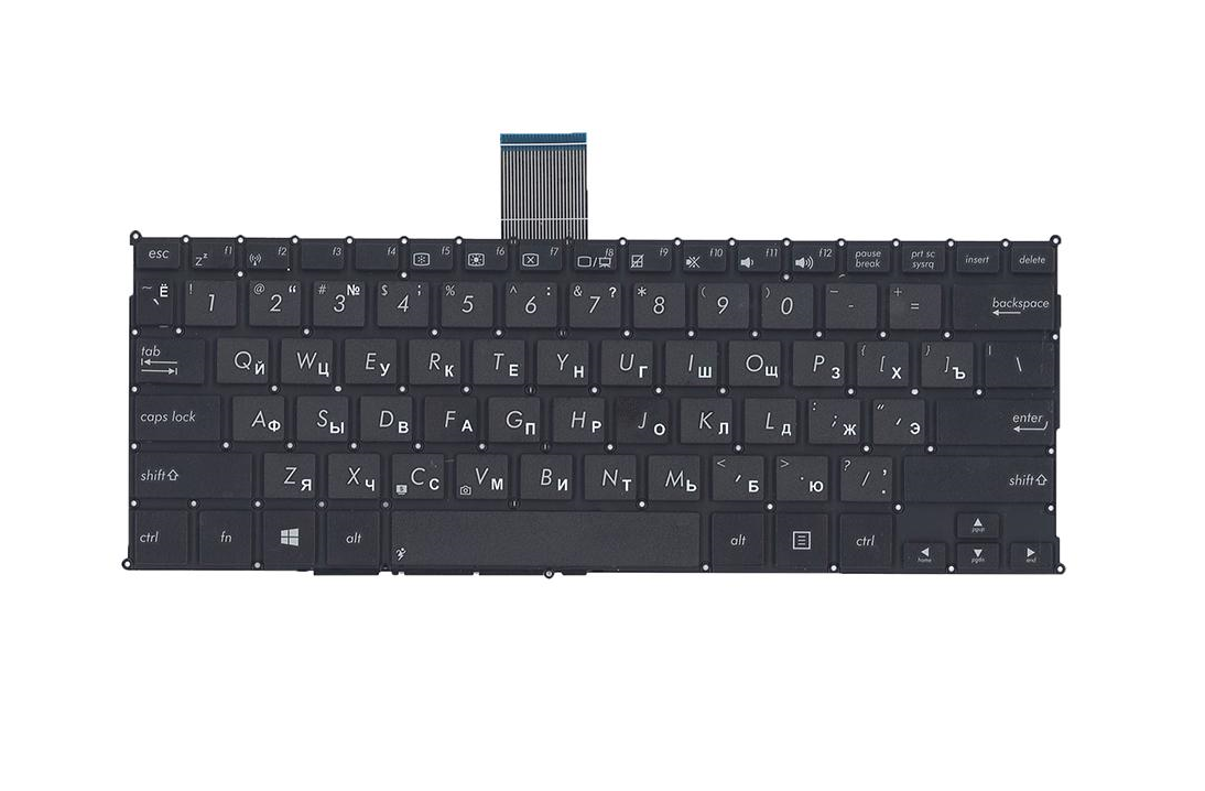 Клавиатура для ноутбука Asus F200/F200CA матовая (0KNB0-1130RU00)