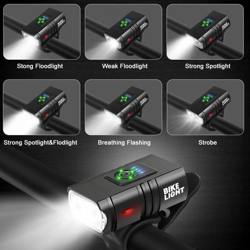 Фонарь аккумуляторный Bike Light BK-02 Pro велосипедный - фото 4