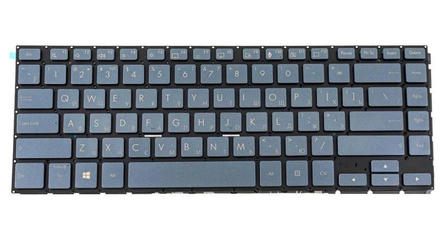 Клавиатура для ноутбука Asus W700 series rus без фрейма/подсветки клавиш Blue/Gray (171886) Клавиатура для ноутбука Asus W700 series rus без фрейма/подсветки клавиш Blue/Gray (171886)