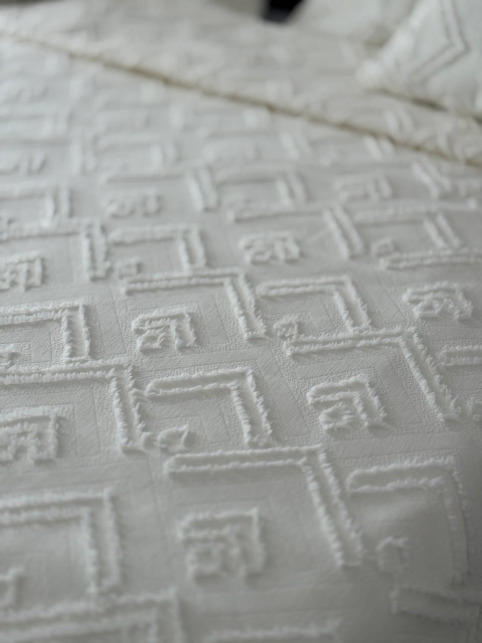 Покривало Бйорк 140x250 см Молочний (23743-2-140х250cm) - фото 11 Покривало Бйорк 140x250 см Молочний (23743-2-140х250cm) - фото 11