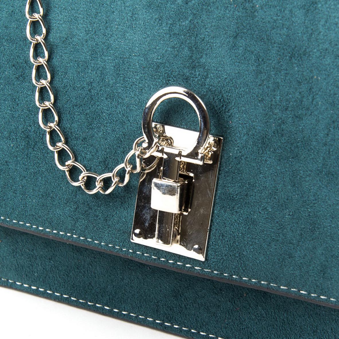 Женская сумочка из замша Fashion1094 Зеленый - фото 3 Женская сумочка из замша Fashion1094 Зеленый - фото 3