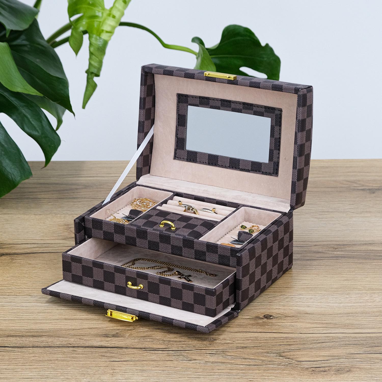 Шкатулка для украшений Гранд Презент 24х17х11 см Черный (YHF-H03)