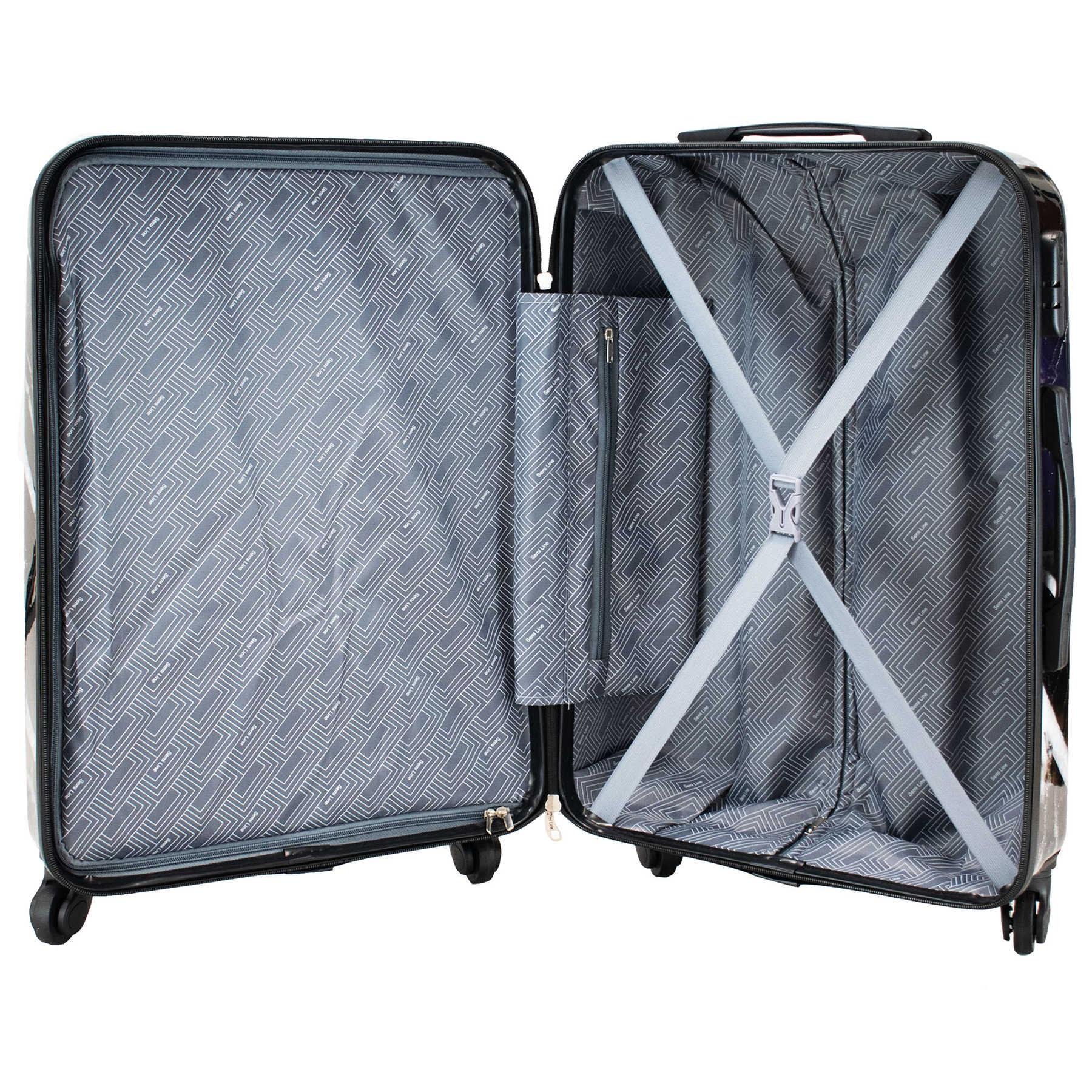 Валіза SEMI LINE 24" M Black Marble (T5730-2) - фото 6