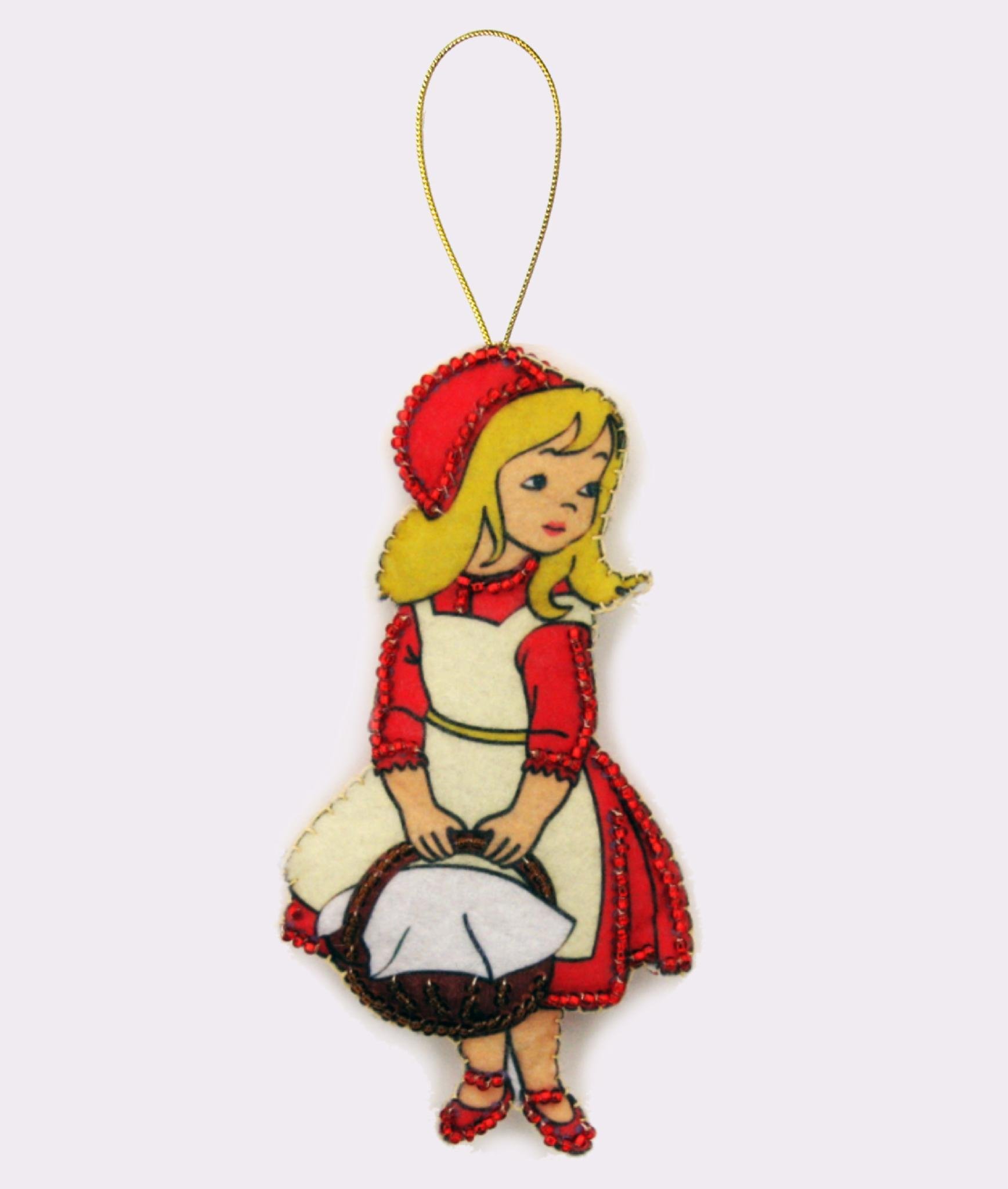 Набір для вишивання бісером BUTTERFLY F117 Червоний капелюшок 12х6 см (F117) Набір для вишивання бісером BUTTERFLY F117 Червоний капелюшок 12х6 см (F117)