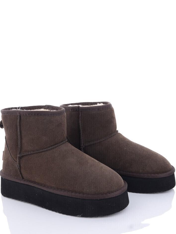 Угги ITTS AN805-18 замшевые на овчине р. 39 Кофейный Угги ITTS AN805-18 замшевые на овчине р. 39 Кофейный