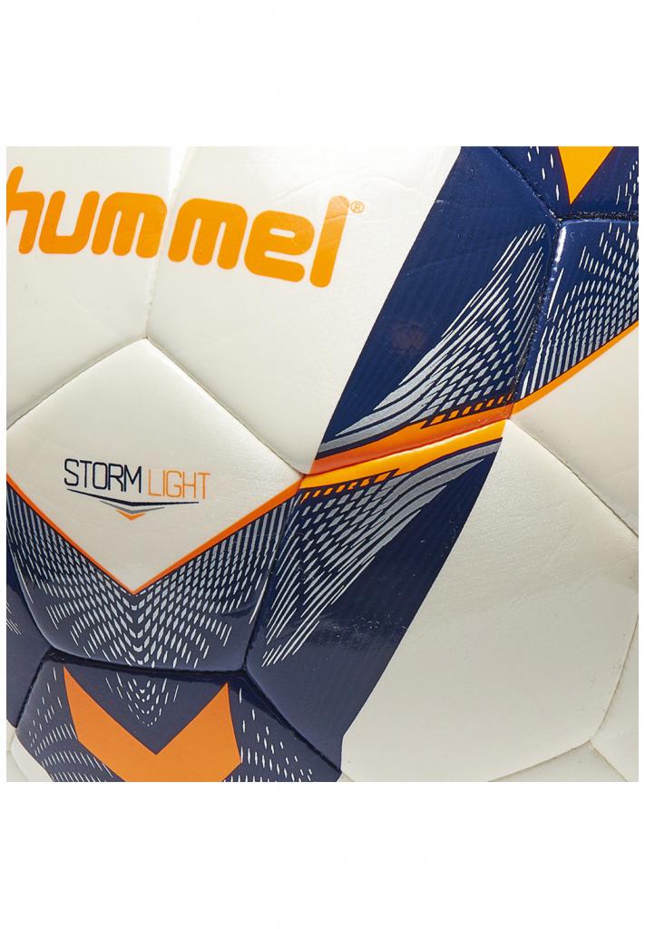 Мяч футбольный детский Hummel Storm Light Fb р.5 Белый/Синий/Оранжевый (091-835-9811-5) - фото 2