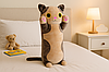 Игрушка-плед Нежная кошка Коричневый (5616-59-63) - фото 3