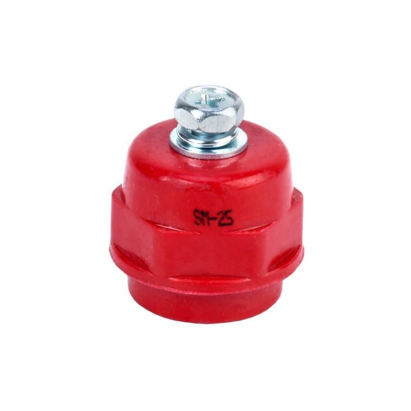 Изолятор-держатель силовой шины УЕК SM25 6 кВ 25 мм М6 с болтом (YIS11-25-06-BU)