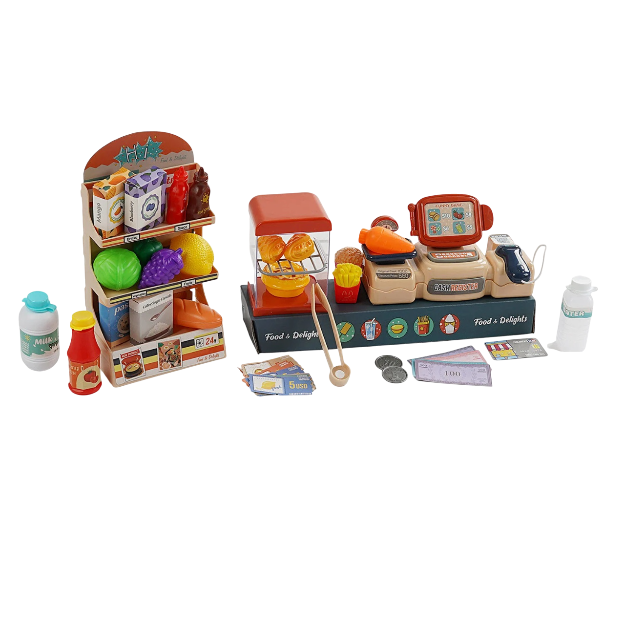 Детский магазин Supermarket с кассовым аппаратом Multicolor (150939)