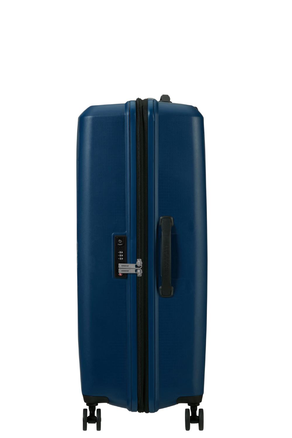 Чемодан American Tourister AEROSTEP 77x50x29/32 см Синий (MD8*41003) - фото 9