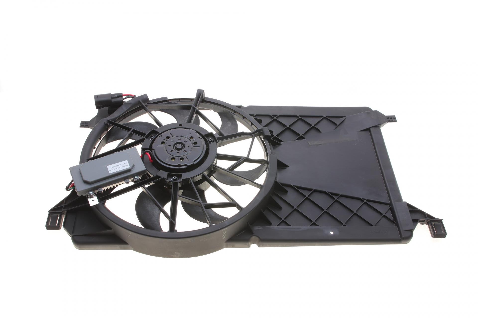 Вентилятор охлаждения двигателя Mazda 3 1,6D/2,0D 03-09 d 390 мм с диффузором (47291)