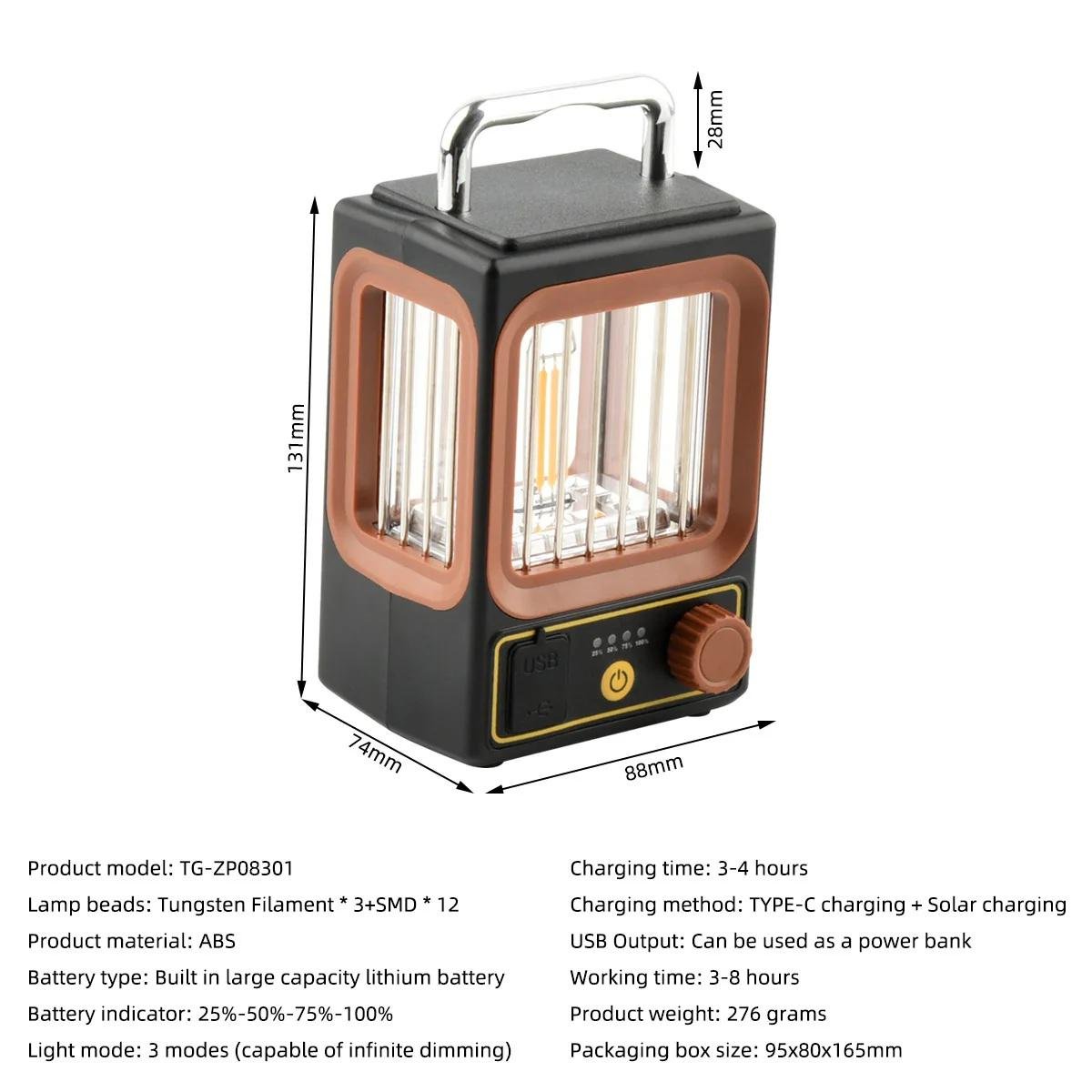 Фонарь HS-9039 LED (27316504) - фото 4 Фонарь HS-9039 LED (27316504) - фото 4