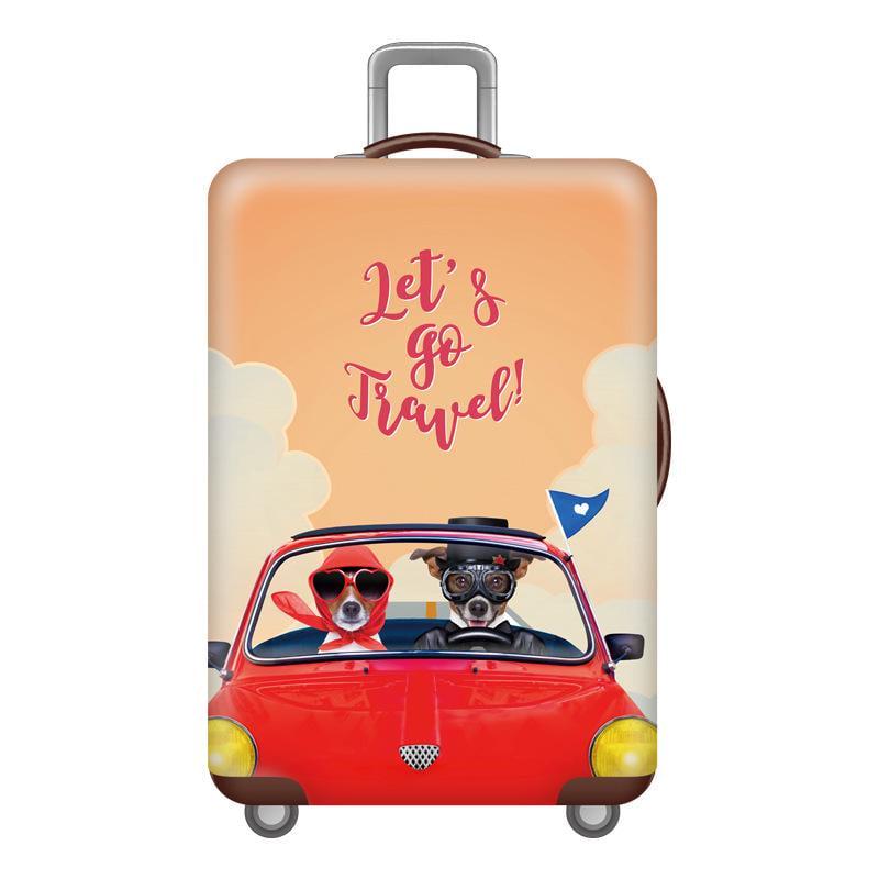 Чехол для чемодана Lets Go Travel размер M Разноцветный