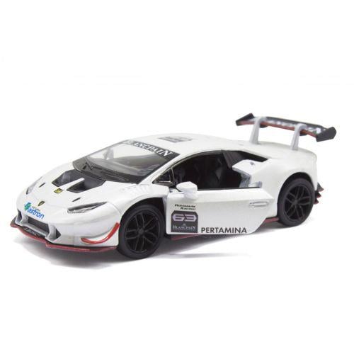 Машинка Kinsmart Lamborghini Huracan Lp 620-2 White (115405-67ed9)