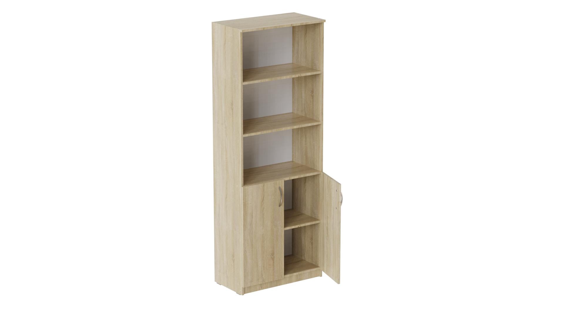 Шкаф Ferrum-decor Анжело на 5 полок с 2 дверями ДСП 16 мм 1900x800x380 мм Дуб Сонома (FRD-105064)