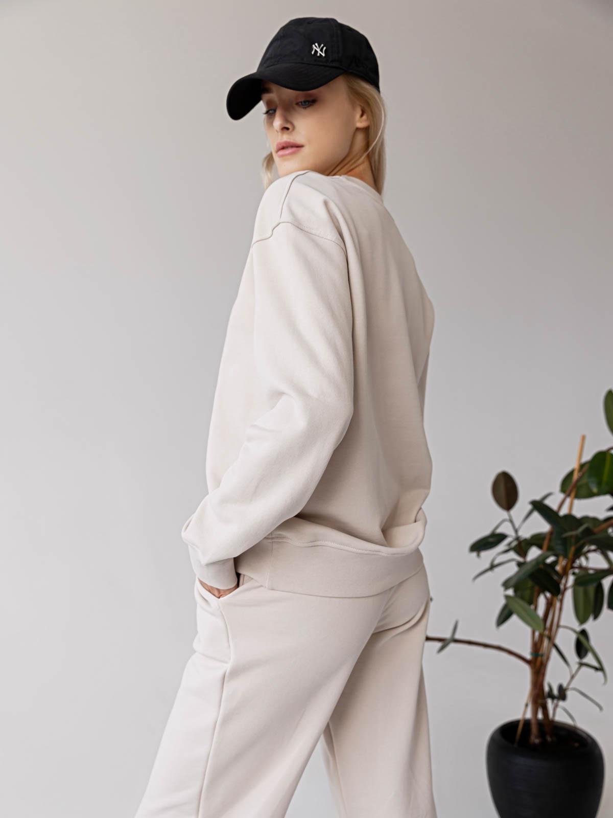 Світшот жіночий базовий FROMUS S/M Айворі (2567-57) - фото 5 Світшот жіночий базовий FROMUS S/M Айворі (2567-57) - фото 5