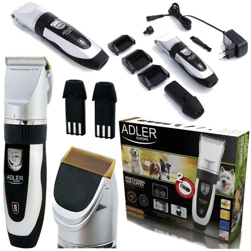 Машинка для стрижки тварин Adler AD 2823 акумуляторна - фото 4 Машинка для стрижки тварин Adler AD 2823 акумуляторна - фото 4