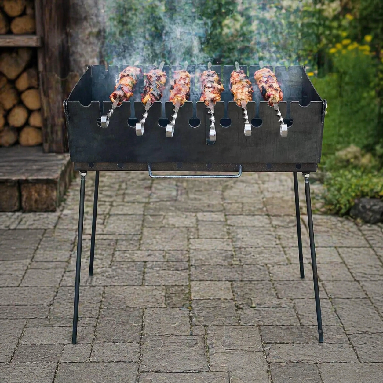 Мангал-валіза Jooki Пегас на 8 шампурів 3 мм
