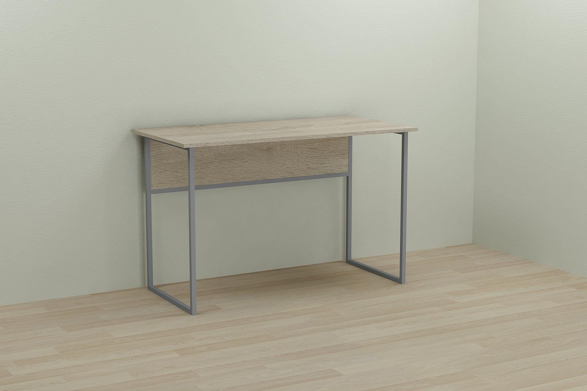 Стол компьютерный Ferrum-decor Коди ДСП 16 мм 75x140x60 см Серый/Дуб Сонома (FRD-101672)