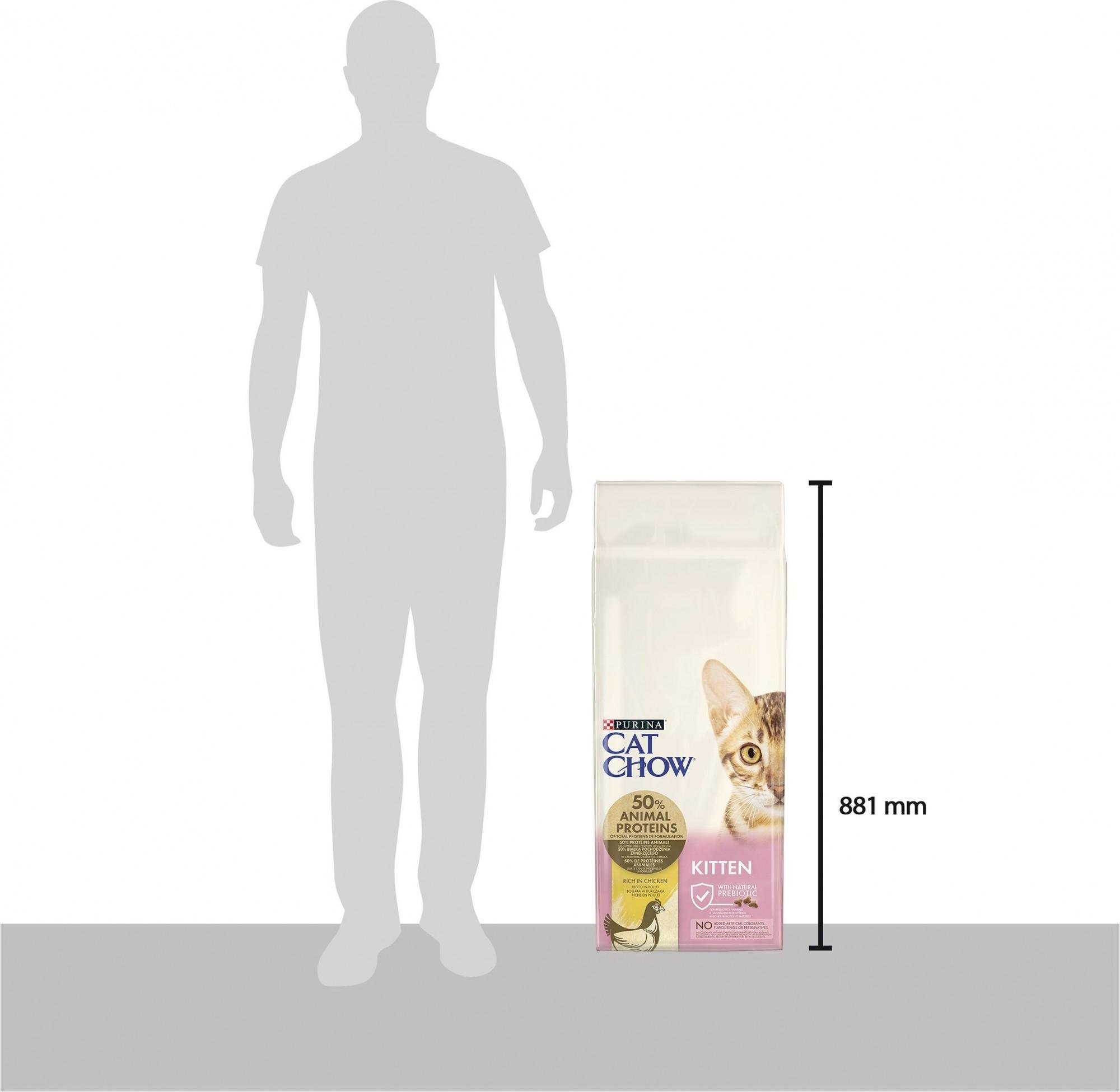 Сухий корм для кошенят Purina Cat Chow Kitten з куркою 15 кг (5997204514028) - фото 4 Сухий корм для кошенят Purina Cat Chow Kitten з куркою 15 кг (5997204514028) - фото 4