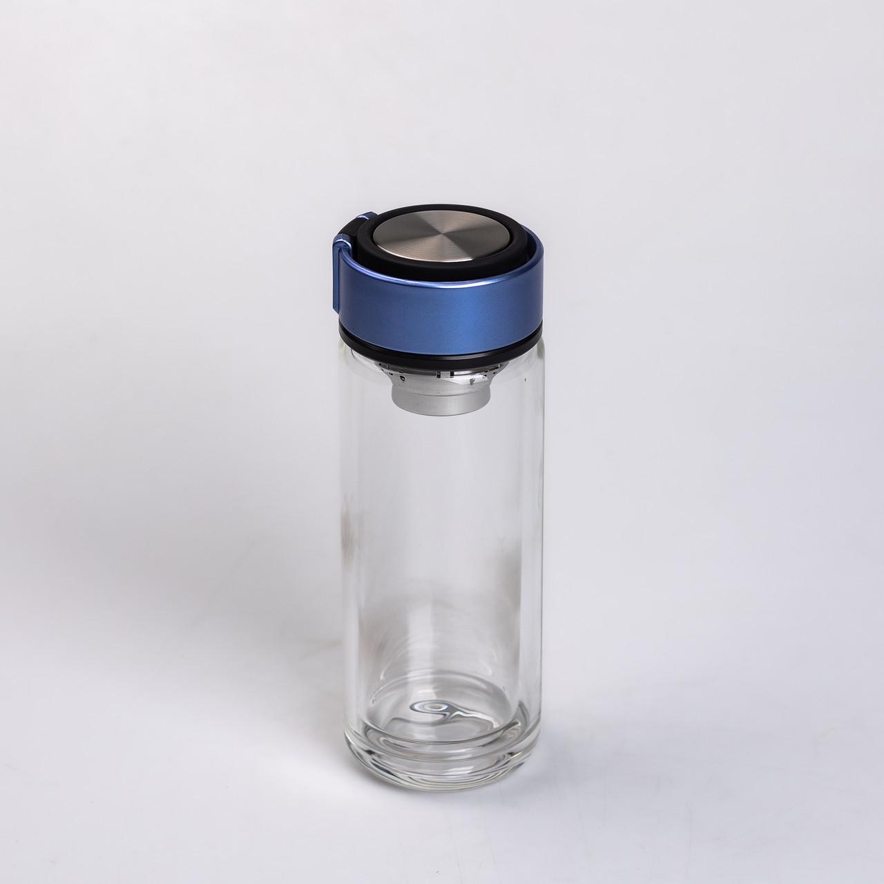 Термос скляний з подвійними стінками та ситечком 330 мл Синій (HP-14-39BL) - фото 7 Термос скляний з подвійними стінками та ситечком 330 мл Синій (HP-14-39BL) - фото 7