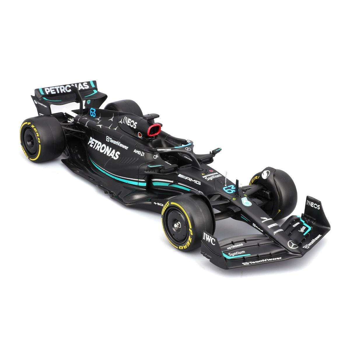 Автомодель игрушечная детская с фигуркой MERCEDES-AMG F1 W14 E PERFORMANCE 1:24