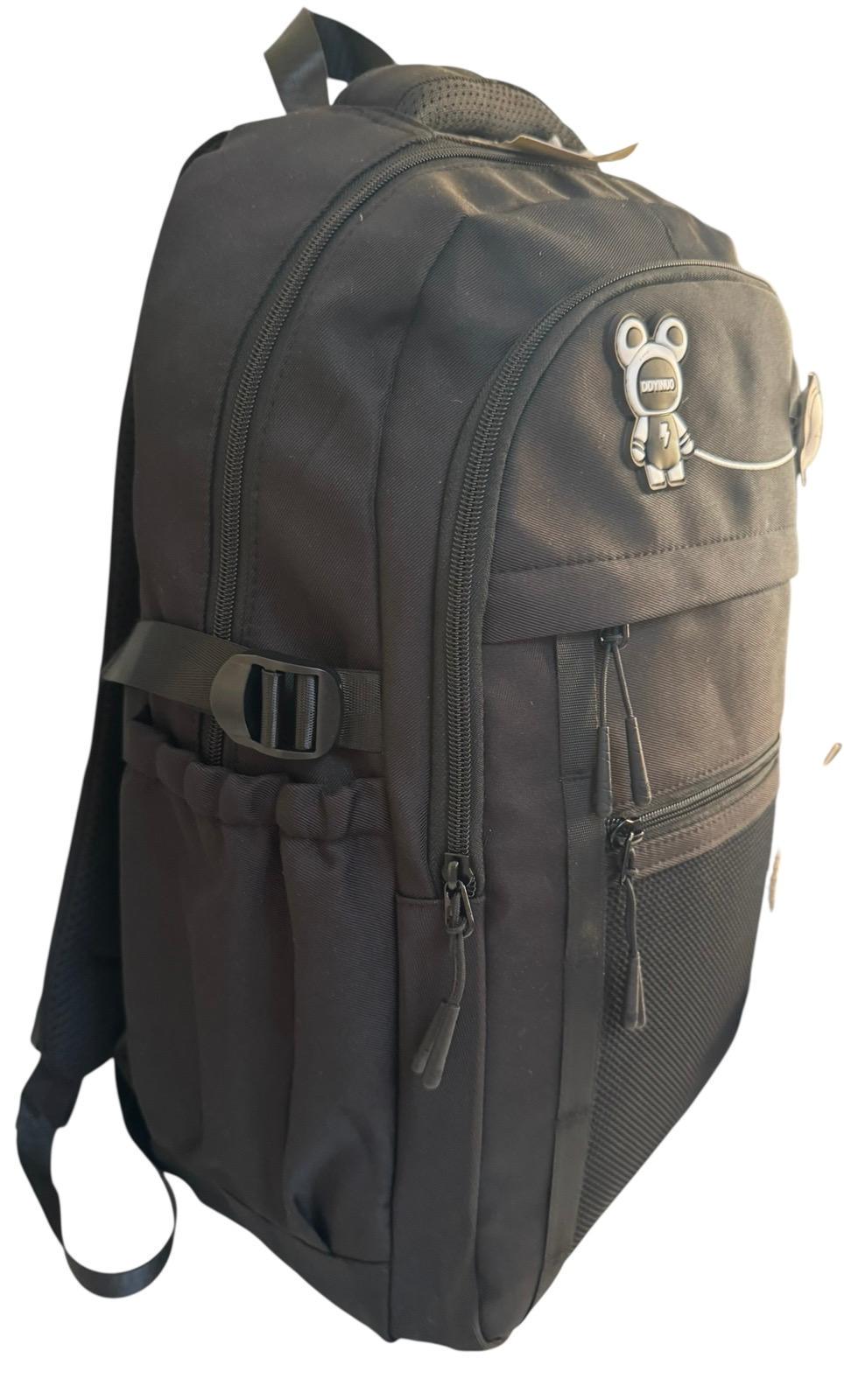 Рюкзак шкільний з трьома відділеннями Чорний (6150) - фото 4 Рюкзак шкільний з трьома відділеннями Чорний (6150) - фото 4