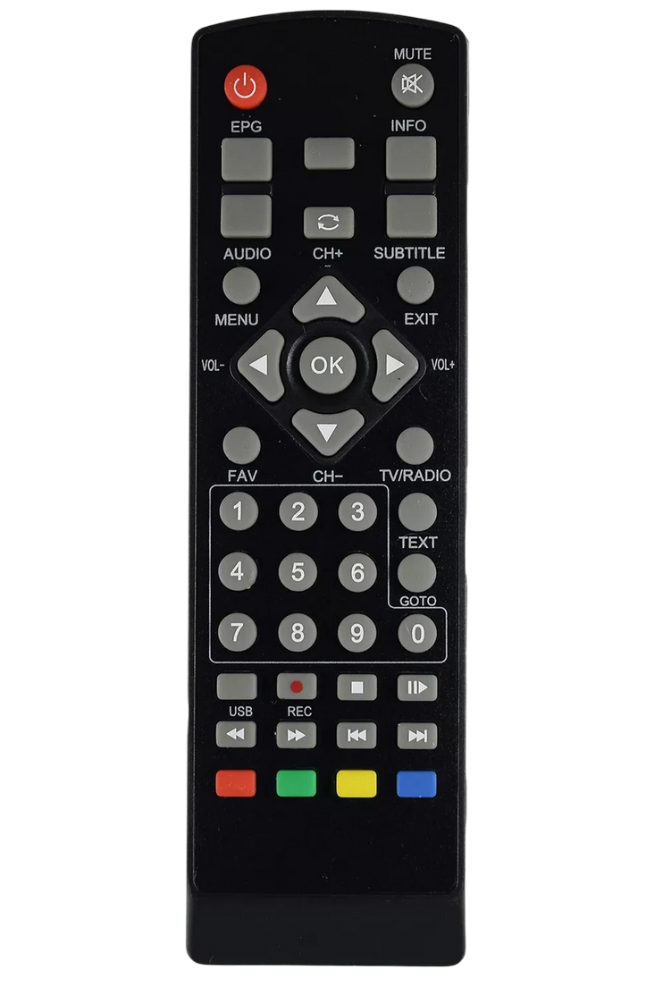 Пульт для DVB-T2 тюнера MPEG-4 MPEG-4 HD DVB-T2 (1932902523)