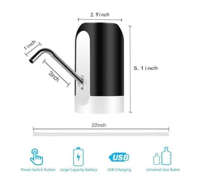 Помпа для води Charging Pump сенсорна акумуляторна USB (2175) - фото 7