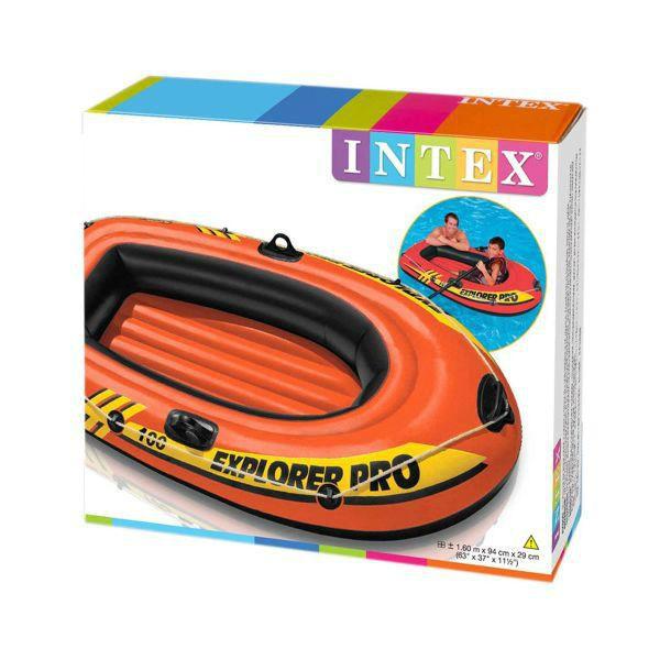 Лодка надувная Intex Explorer одноместная с ручками до 80 кг (58355) - фото 3