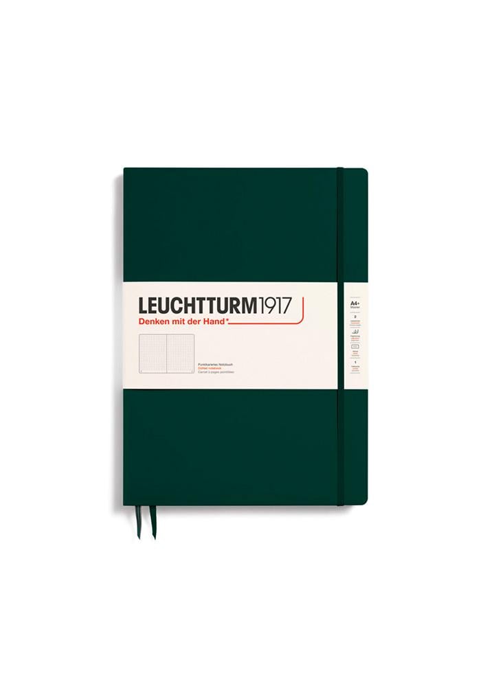 Блокнот Leuchtturm1917 Master Slim A4+ точка Forest Green (370272)