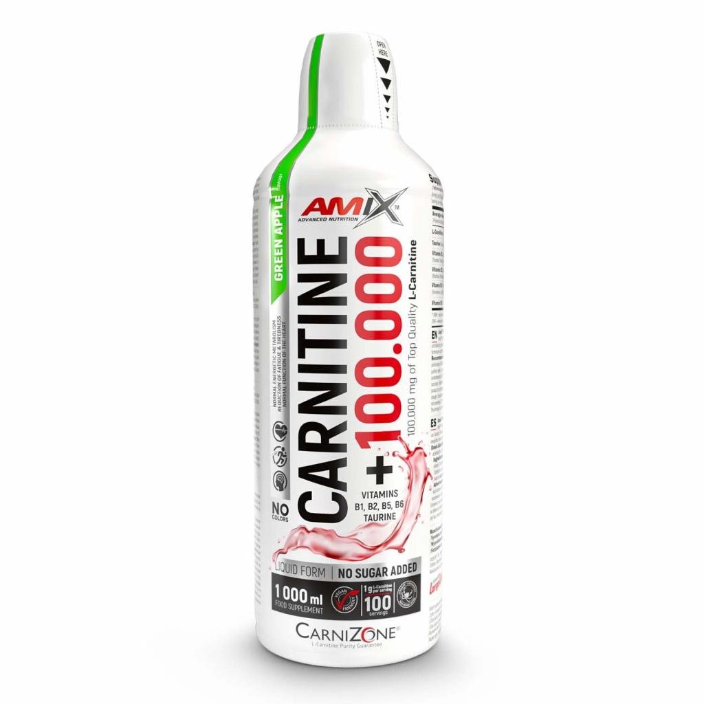 Жиросжигатель Amix Nutrition Carnitine 100.000 1000 мл Green Apple
