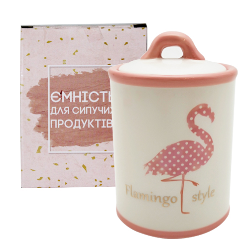 Емкость для сыпучих продуктов SNT Фламинго 950 мл (700-12-13)