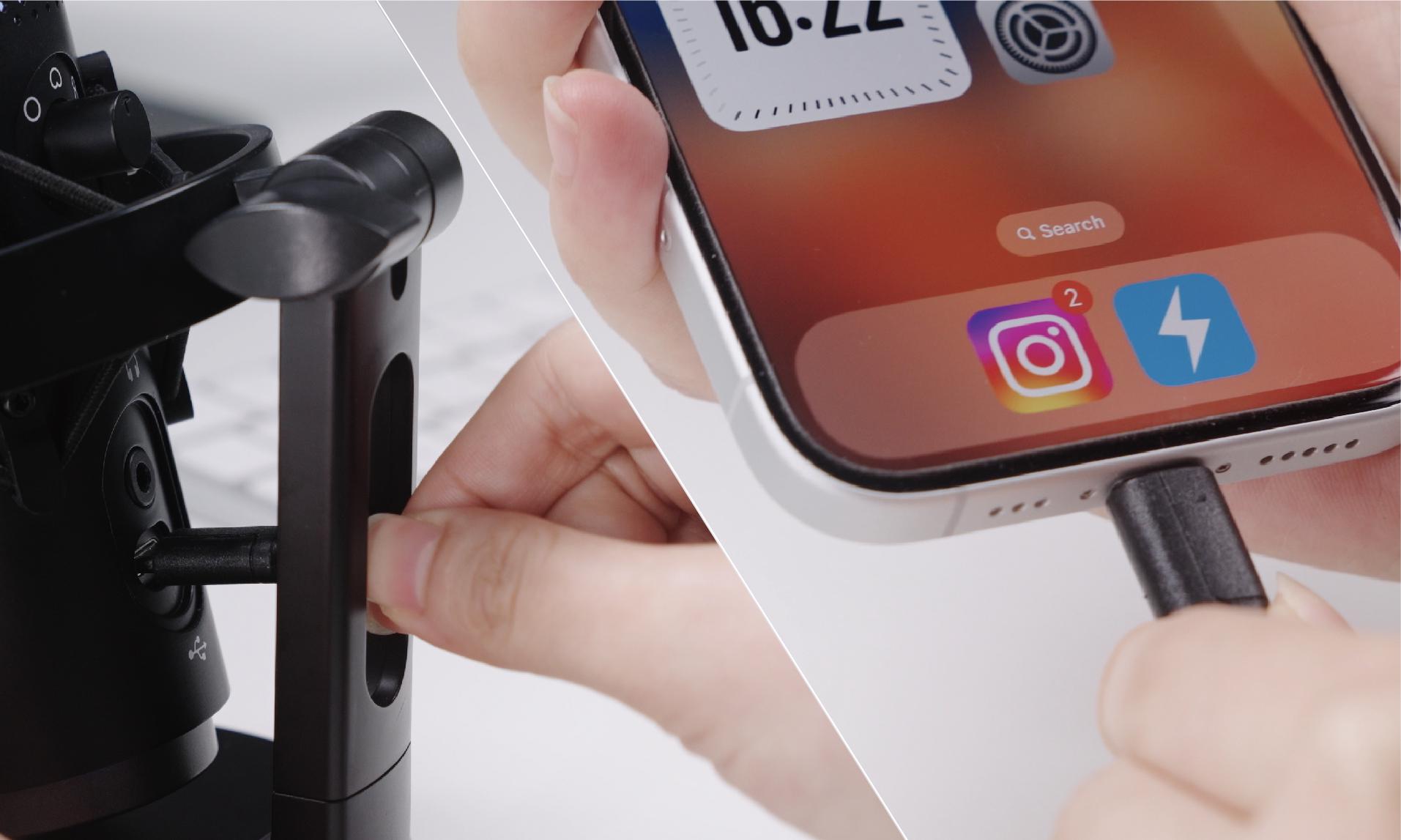 Микрофон BOYA K9 для блоггеров с RGB подсветкой и стойким пантографом (51004) - фото 7 Микрофон BOYA K9 для блоггеров с RGB подсветкой и стойким пантографом (51004) - фото 7