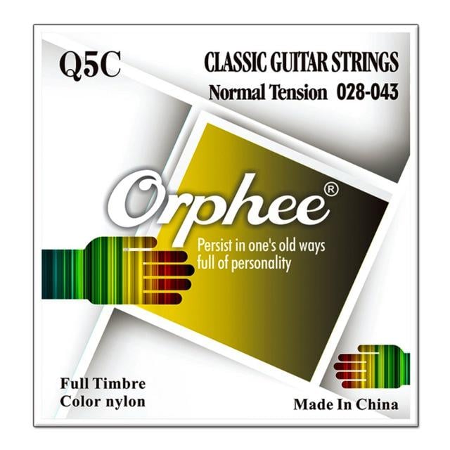 Струны для гитары Orphee Q5C Black Normal Tension