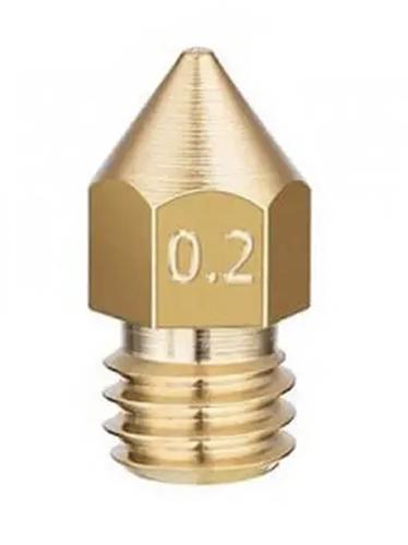 Сопло MK8 для 3D-принтеров из латуни 0,2 мм (UA3D185_0.2) Сопло MK8 для 3D-принтеров из латуни 0,2 мм (UA3D185_0.2)