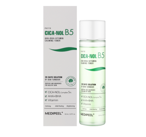 Тонер відновлювальний проти запалень Medi Peel Phyto CicaNol B5 AHA BHA Vitamin Calming Toner 150 мл (8809409349268)