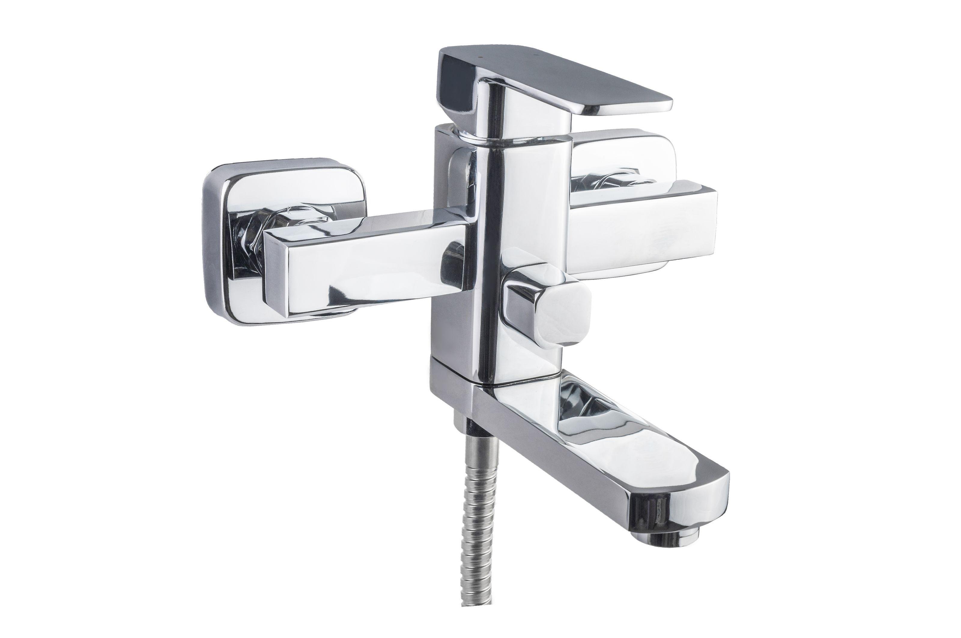 Смеситель для ванны KRONER Ems-C060 CV017357 однорычажный Хром (134680)