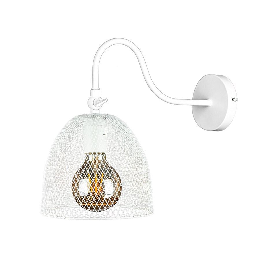 Бра Levistella 907W013F3-1 WH с фигурным металлическим плафоном Белый (1887930975)